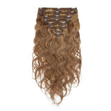 Clip in Hair Extensions Body Wave 8pcs 18