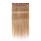 Clip In Hair Extensions Human Hair Silk Seam Straight One Piece