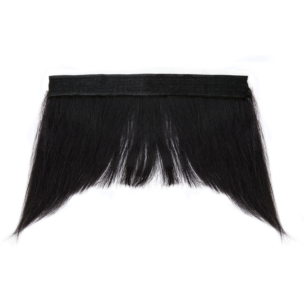 Human Hair Straight Curtain Bangs