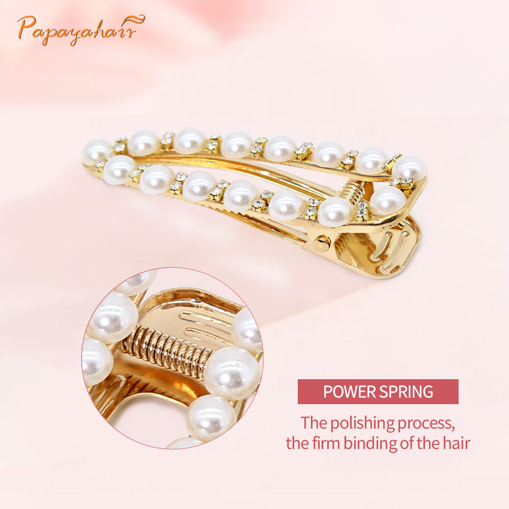 Alligator Pearl Hair Clip Accessories For Women