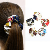 Satin Vintage Scrunchies Women's Hair Accessories