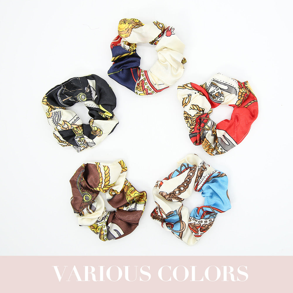 Satin Vintage Scrunchies Women's Hair Accessories