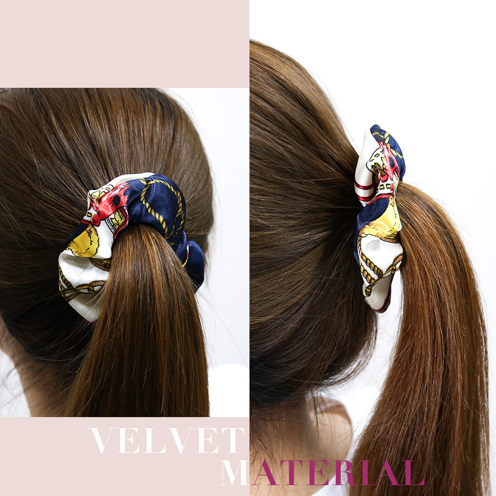 Satin Vintage Scrunchies Women's Hair Accessories