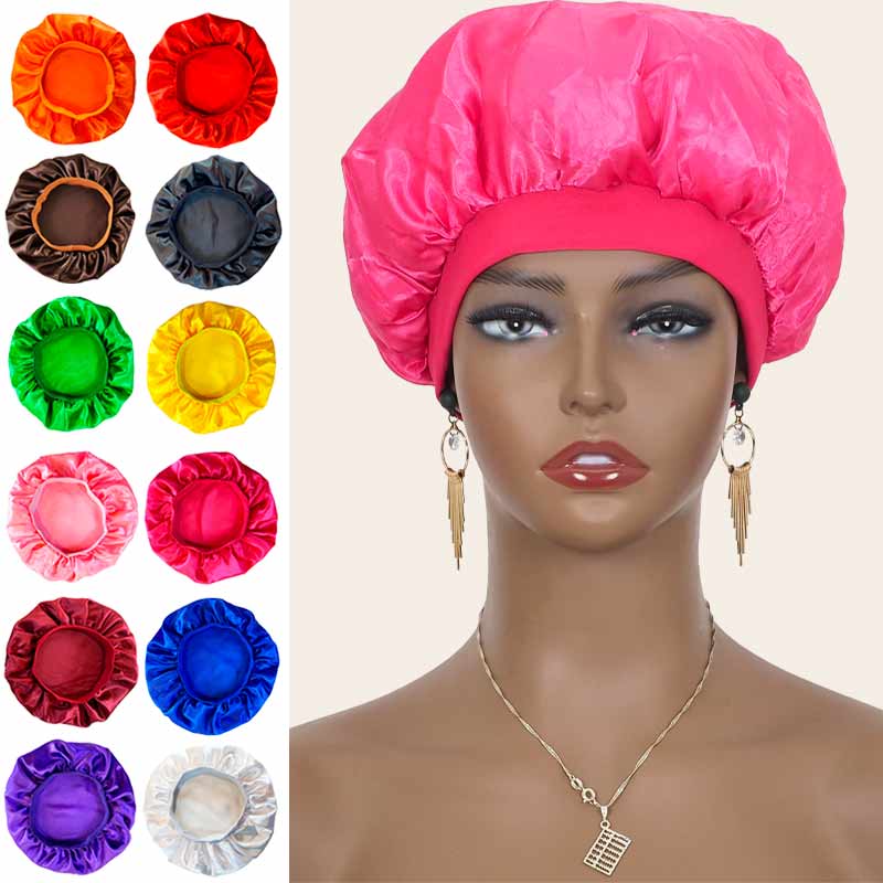 Satin Bonnet Sleep Cap for Curly Hair Silky Satin Cap for Women