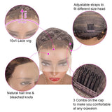 Short Lace Front Pixie Cut Wigs Bob Human Hair Highlight Lace Frontal Wig