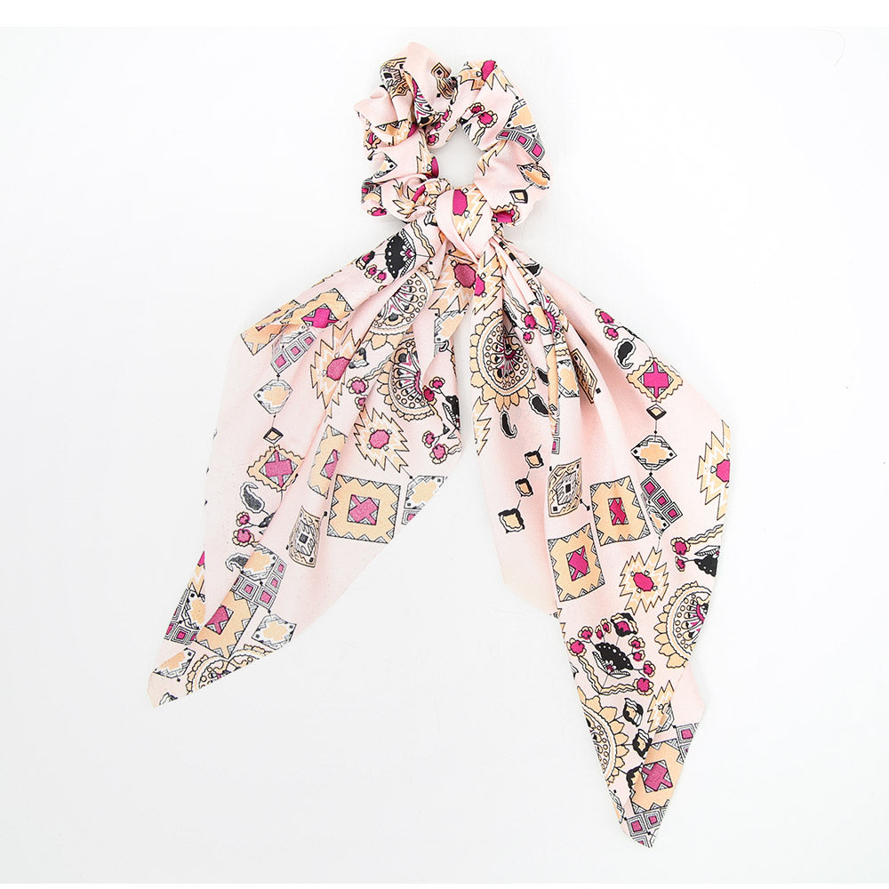 Silk Bow Scrunchie Women's Hair Accessories