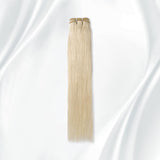 Blonde Peruvian Straight Silky Human Hair Virgin Remy Hair Extensions 1 Bundle
