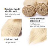 12A Honey Blonde Weave 100% Human Hair Extensions Brazilian Human Hair Bundles