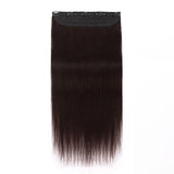 Clip In Hair Extensions Human Hair Silk Seam Straight One Piece