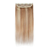 Clip In Hair Extensions Human Hair Silk Seam Straight One Piece