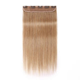 Clip In Hair Extensions Human Hair Silk Seam Straight One Piece