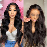 Body Wave 13x4 HD Lace Frontal Wigs Human Hair Pre Plucked With Baby Hair