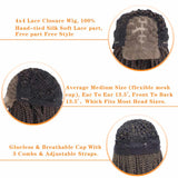 Box Braided Synthetic Handmade Braid Lace Front Wigs with Baby Hair for Women