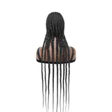 Box Braided Wigs for Black Women 38 inch Long Glueless Braids Wig Fake Scalp Synthetic Hair