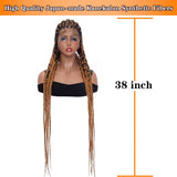 Braided Wigs Synthetic Hair Big Corncow Braids Hand-Tie African Braid