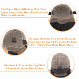 Braided Wigs for Black Women Full Lace Front Braids Wig With Baby Hair Synthetic Hair