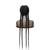 Double Dutch Braided Lace Front Wigs with Baby Hair Synthetic Braids Wig