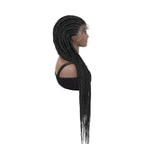 Stitch Cornrow Braid Wigs Synthetic Hair Full Head for Black Women