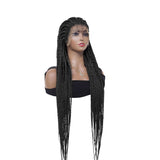 Stitch Cornrow Braid Wigs Synthetic Hair Full Head for Black Women