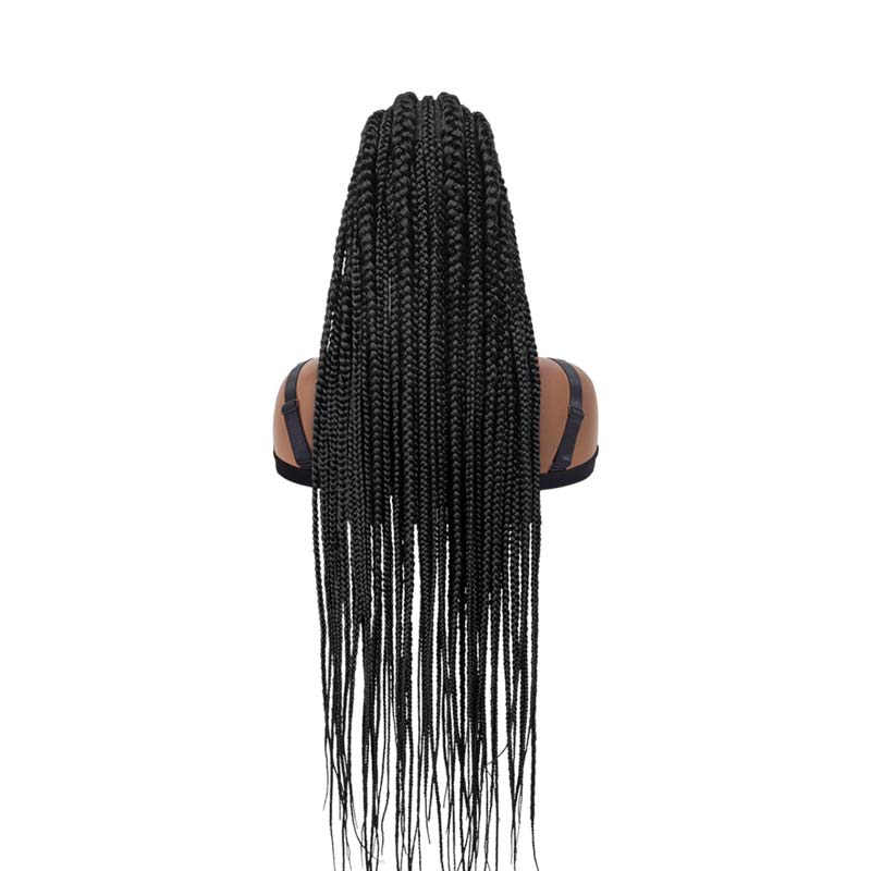 Stitch Cornrow Braid Wigs Synthetic Hair Full Head for Black Women