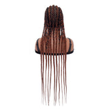 Full Lace Braided Wigs 38" Synthetic Hair Box Braids Wig with Baby Hair For Black Women