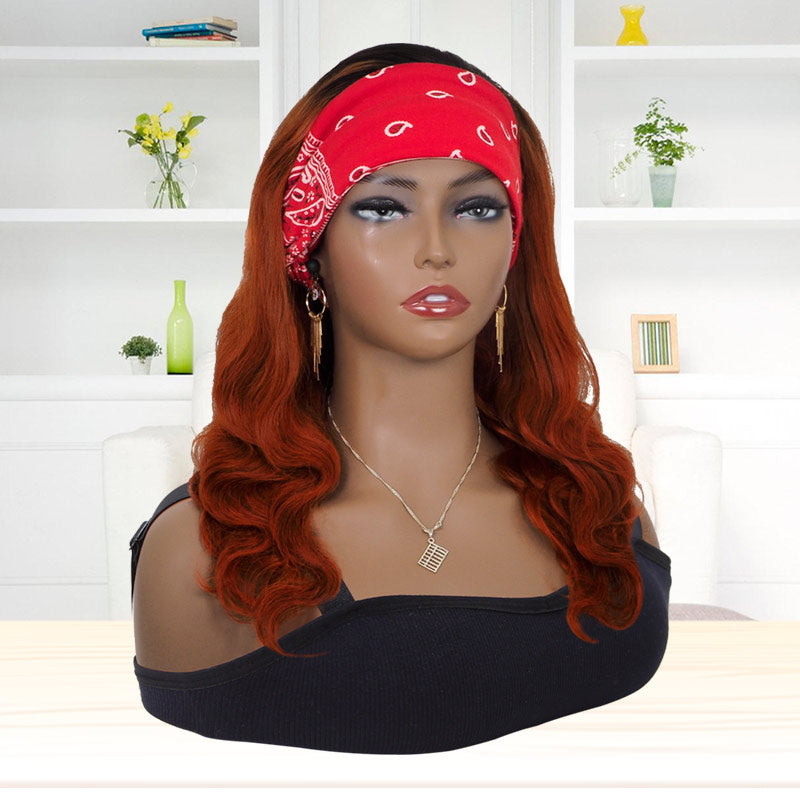 Body Wave Headband Wig Human Hair Affordable Half Wig Styles – Hermosa Hair