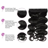 Clip In Hair Extensions Body Wave Human Hair Silk Seam One Piece