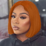 Lace Front Bob Wigs T Part Human Hair Costume Wig