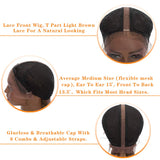 Lace Front Braiding Cornrow Braids Wig with Baby Hair African Black Women