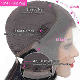 Body Wave 13x4 HD Lace Frontal Wigs Human Hair Pre Plucked With Baby Hair
