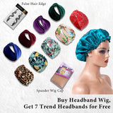 Headband Wig Body Wave Brazilian 350# Human Hair Wigs For Black Women