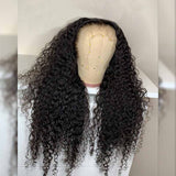 Deep Curly Human Hair Lace Front Wigs for Black Women 13x4 HD Lace Wig