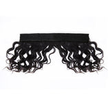 Human Hair Curly Curtain Bangs