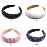 Bling Diamond Crystal Beaded Hairband Women Hair Accessories