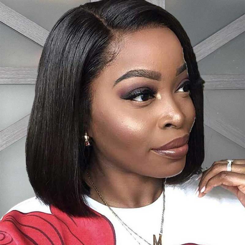 Bob Wigs HD Lace Frontal Human Hair Wig with Baby Hair For Black Women
