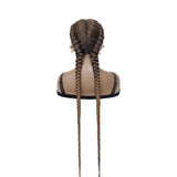 Synthetic Lace Front Wig Heat Resistant Box Braided Wig Cosplay Wigs For Black Women