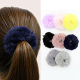 Furry Scrunchies For Hair Women's Hair Accessories