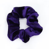 Velvet Scrunchies Pure Color in Hair Accessories